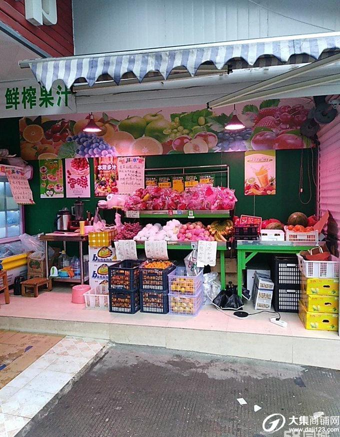 洪山区武汉民政学苑超市水果摊位出租